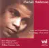 Marian Anderson: Rare and Unpublished Recordings 1936-1952 album cover