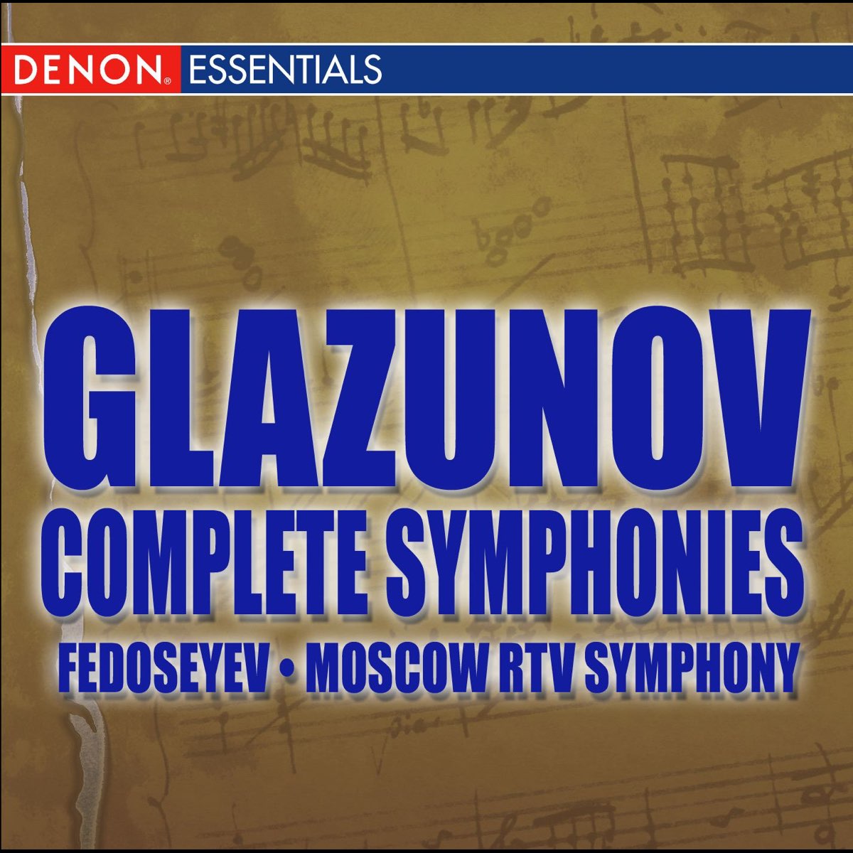 Glazunov Complete Symphonies By Moscow Rtv Symphony Orchestra Vladimir Fedoseyev On Apple Music