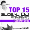 Global DJ Broadcast Top 15, February 2009, 2009