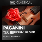Paganini: Violin Concerto No. 1 In D Major and String Quartet In E Major artwork