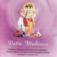 Sri Ganapathy Sachchidananda Swamiji & Sri Karaikudi R Mani - Datta Mahima artwork