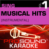 Sing Musical Hits, Vol.1 (Karaoke Performance Tracks) - ProSound Karaoke Band