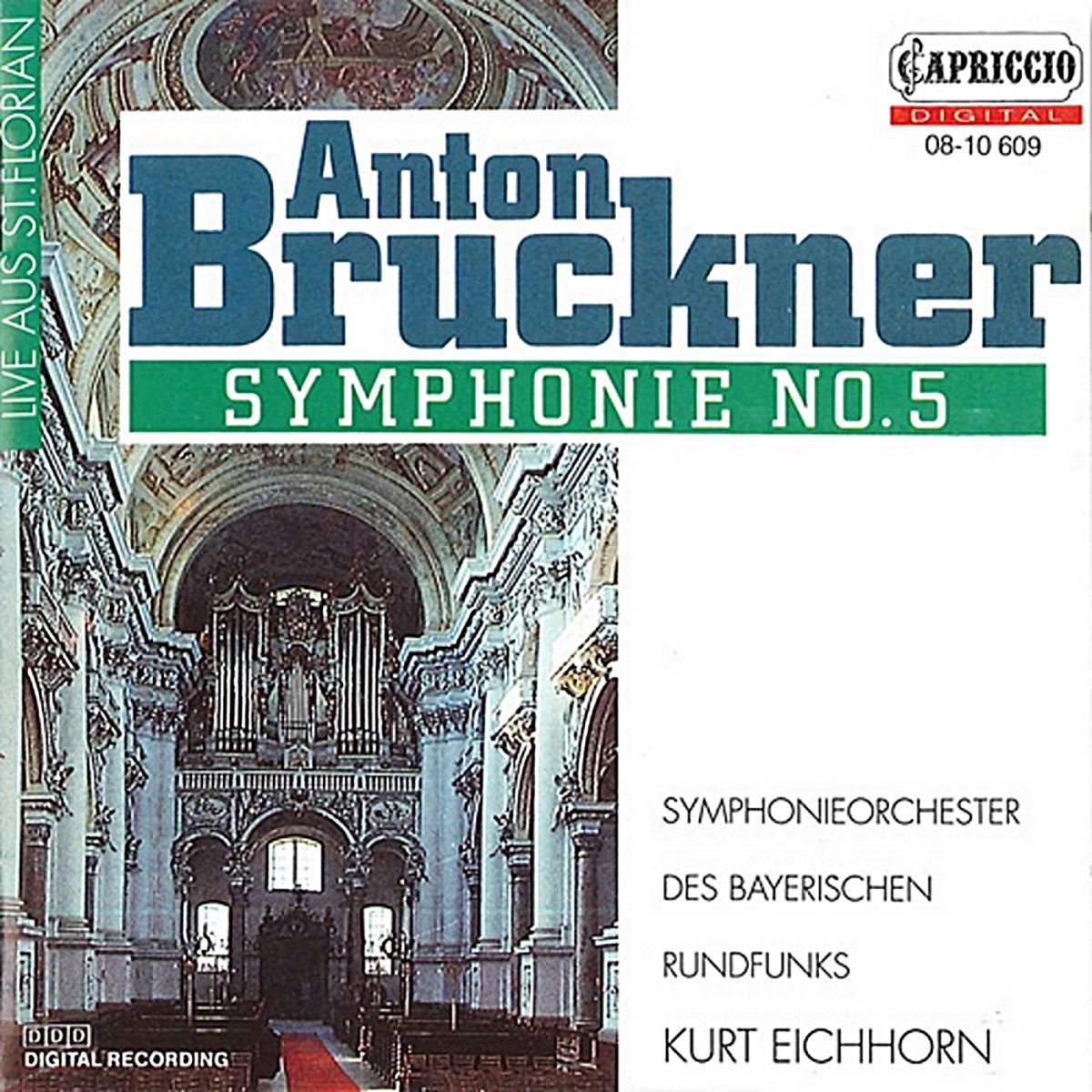 ‎Bruckner: Symphony No. 5 By Bavarian Radio Symphony Orchestra & Kurt ...