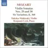 Mozart: Violin Sonatas Nos. 29 & 30 album lyrics, reviews, download