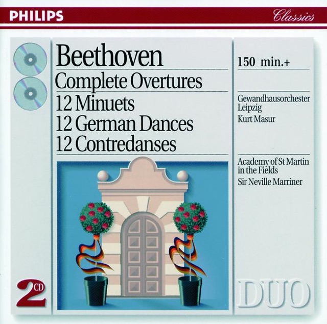Beethoven: Complete Overtures - 12 Minuets - 12 German Dances - 12 Contredances Album Cover