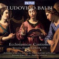 Ensemble Di Musica Antica Del Conservatorio Di Vicenza - Ecclesiasticae Cantiones artwork