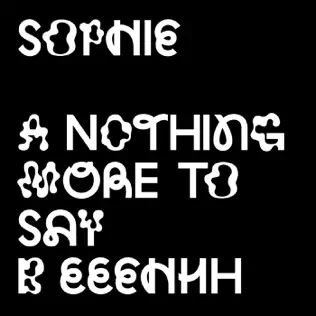 Album herunterladen Sophie - Nothing More To Say