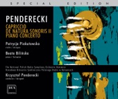 Penderecki: Capriccio - De natura sonoris II - Piano Concerto artwork