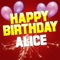 Happy Birthday Alice (Electro Version) artwork