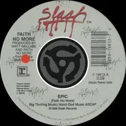 Epic 9Radio Remix Edit) / Edge of the World - Single - Faith No More