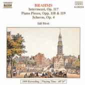 Brahms: Intermezzi, Op. 117 - Piano Pieces, Opp. 118-119 artwork