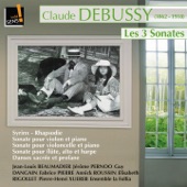 Claude Debussy : Les 3 sonates (The 3 Sonatas) artwork