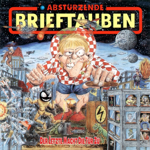 Abstürzende Brieftauben mit Du nervst