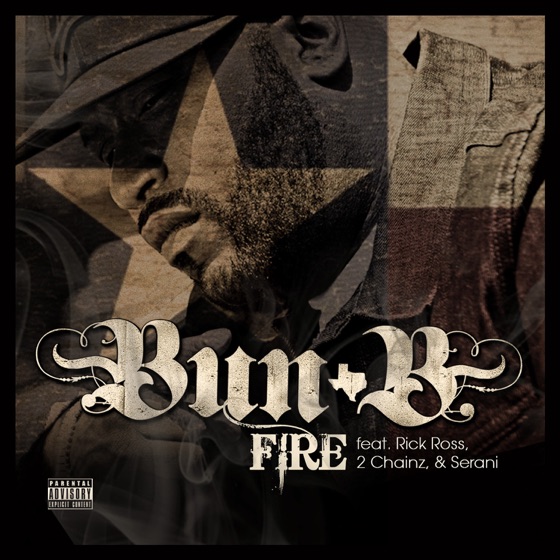 Cover artwork for Fire (feat. Rick Ross, 2 Chainz & Serani)