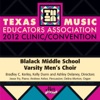 2012 Texas Music Educators Association (TMEA): Blalack Middle School Varsity Men's Choir artwork