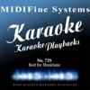 Best for Musicians No. 729 (Karaoke Version)