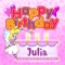 Happy Birthday Julia - The Birthday Bunch lyrics