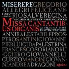 Allegri: Miserere & the Music of Rome by The Cardinall's Musick & Andrew Carwood album reviews, ratings, credits