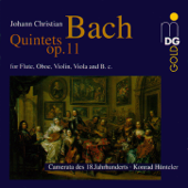 J. C. Bach: Quintets, Op. 11 - コンラート・ヒュンテラー & Camerata des 18. Jahrhunderts