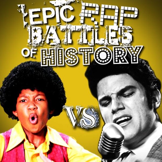 Cover artwork for Michael Jackson vs Elvis Presley