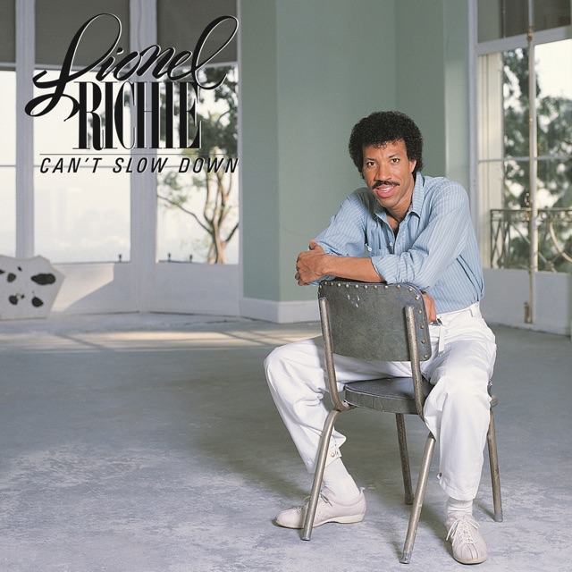 Lionel Richie Can't Slow Down Album Cover