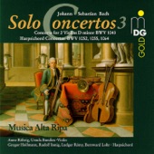 Bach: Complete Solo Concertos Vol. 3 artwork