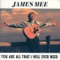 Look Forward Angel - James Mee lyrics