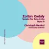 Stream & download Zoltán Kodály: Sonata for Solo cello Opus 8 - EP