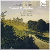 Mozart & Spohr - Clarinet Concertos artwork