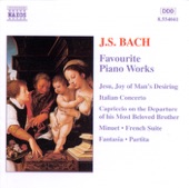 J. S. Bach: Favourite Piano Works artwork