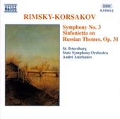 Rimsky-Korsakov: Symphony No. 3 & Sinfonietta on Russian Themes artwork