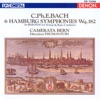 C.P.E. Bach: 6 Hamburg Symphonies, Wq. 182