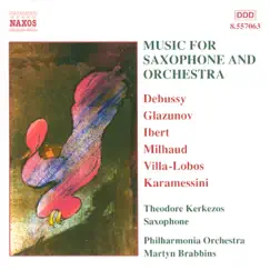 Music for Saxophone and Orchestra by Martyn Brabbins, Philharmonia Orchestra, Theodore Kerkezos & Vicci Wardman album reviews, ratings, credits