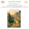 Mendelssohn: Piano Works Vol. 1 album lyrics, reviews, download