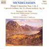 Mendelssohn: Piano Concertos Nos. 1 & 2 album lyrics, reviews, download