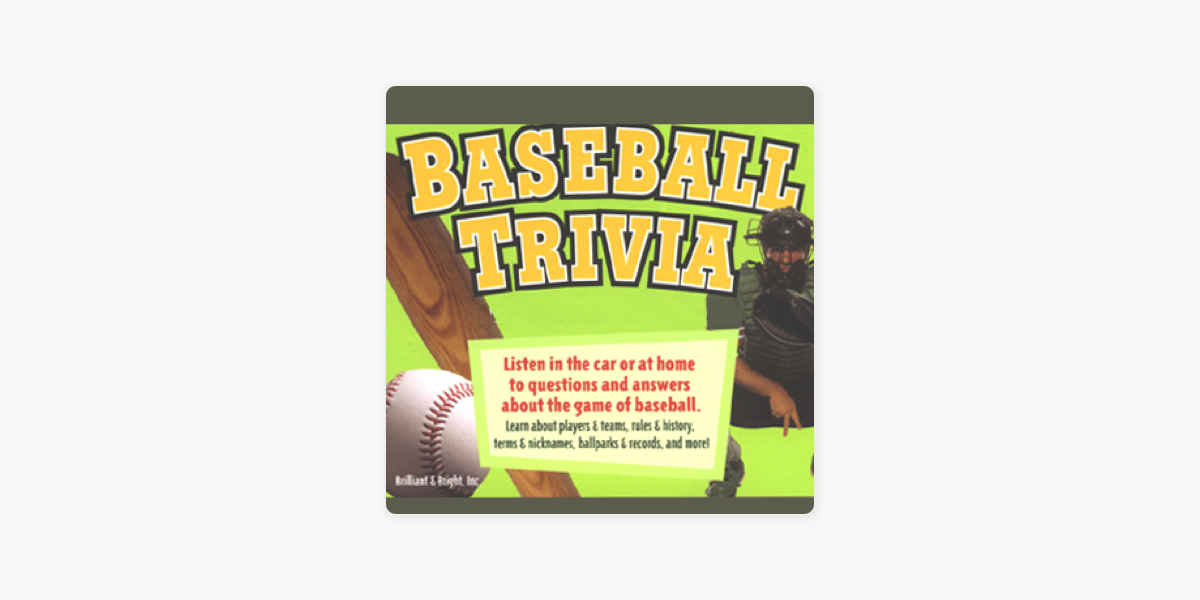 Smart Attack Baseball Trivia Original Staging Nonfiction On Apple Books
