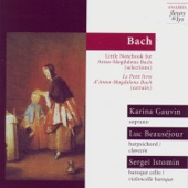 Bach: Little Notebook for Anna-Magdalena Bach (selections) artwork