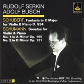 Schubert: Fantasia D. 934 & Schumann: Sonatas Op. 105 and 121 artwork