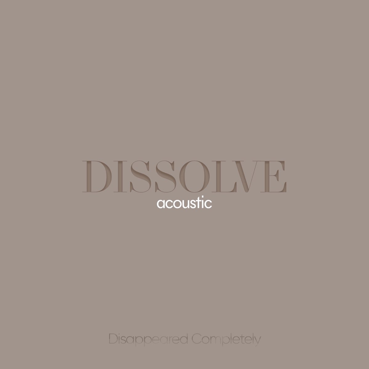 apple-music-disappeared-completely-dissolve-acoustic-single