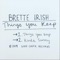 Things You Keep - Brette Irish lyrics