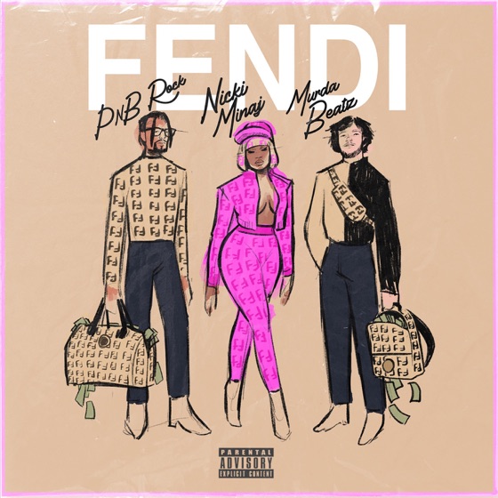 Cover artwork for Fendi (feat. Nicki Minaj & Murda Beatz)