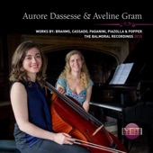 Aurore Dassesse & Aveline Gram - Works By Brahms, Cassado, Paganini, Piazolla & Popper artwork