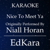 Nice to Meet Ya (Originally Performed by Niall Horan) [Karaoke No Guide Melody Version] - EdKara