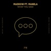 Maddow - What You Said (feat. Manela)