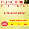 Little Bo Peep (Toddler Songs Primotrax) [Performance Tracks] - EP album lyrics, reviews, download