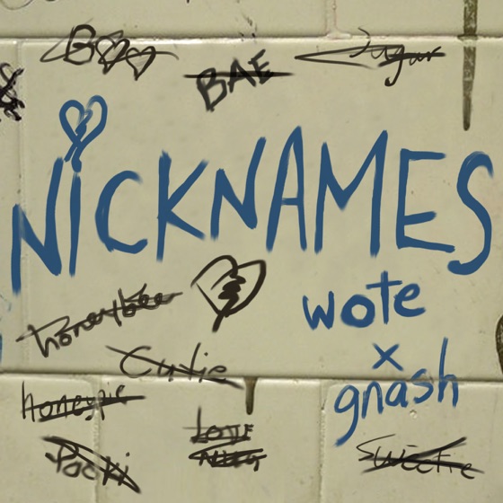 Cover artwork for Nicknames (feat. gnash)
