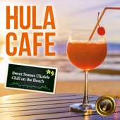Hula Cafe ~ Sweet Sunset Ukulele Chill on the Beach ~ artwork