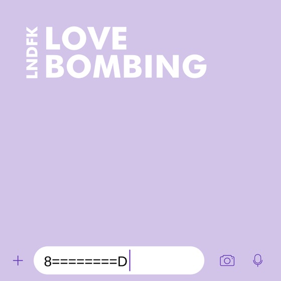 Cover artwork for LOVE BOMBING