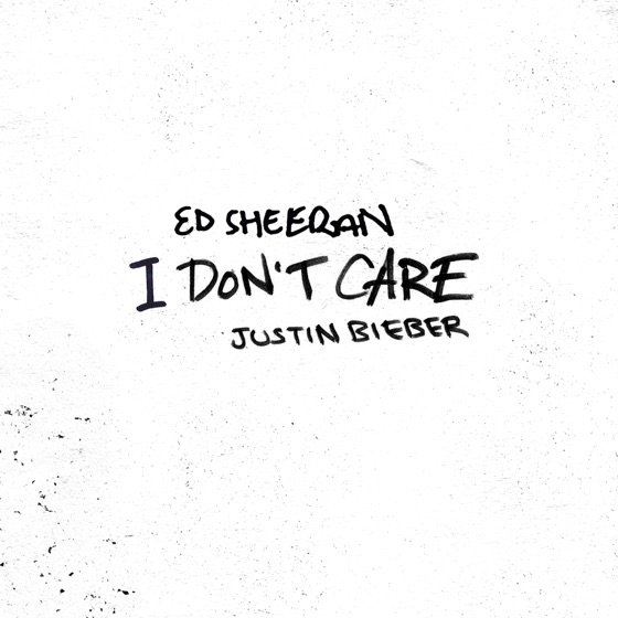 Cover artwork for I Don't Care