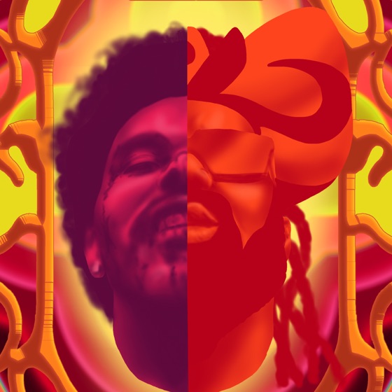 Cover artwork for Blinding Lights (Major Lazer Remix)